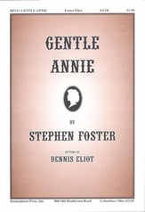 Gentle Annie SATB choral sheet music cover